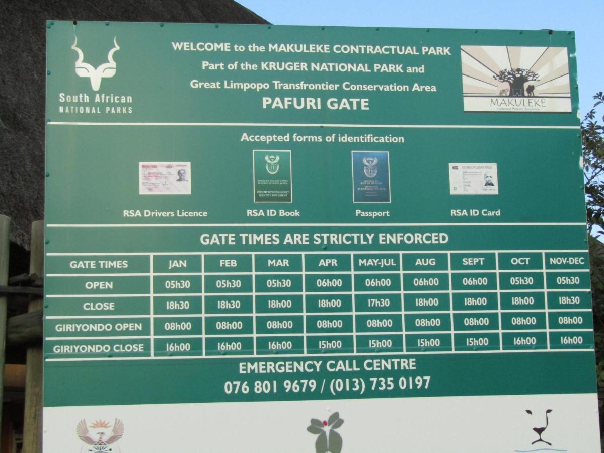 Pafuri Gate Guesthouse Mabalingwe Game Reserve Esterno foto
